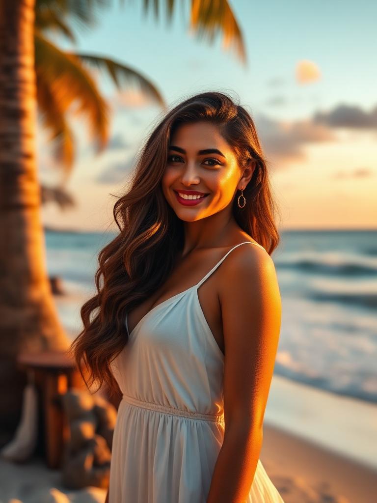 Owned cinematic AI girlfriend sample for credit planning